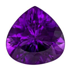 Amethyst Pear 16.85 carat Purple Photo