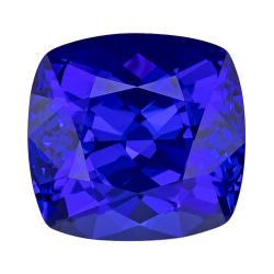 Tanzanite Cushion 4.85 carat Blue Purple Photo