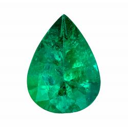 Emerald Pear 0.72 carat Green Photo