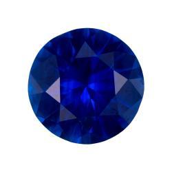 Sapphire Round 0.75 carat Blue Photo