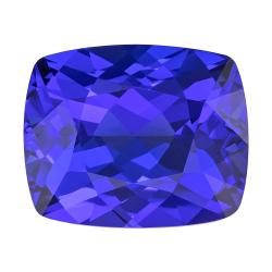 Tanzanite Cushion 3.10 carat Blue Purple Photo