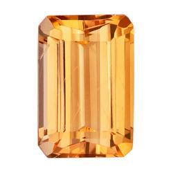 Topaz Emerald 0.69 carat Yellow Orange Photo