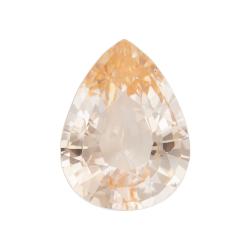 Sapphire Pear 2.61 carat Pink Orange Photo