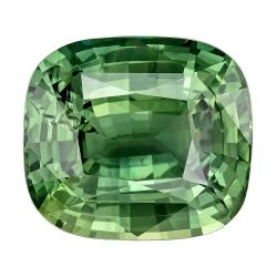 Sapphire Cushion 5.56 carat Green Photo