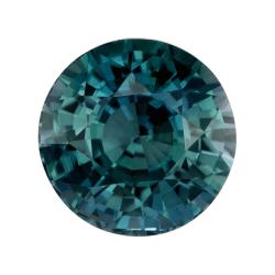 Sapphire Round 1.58 carat Blue Green Photo