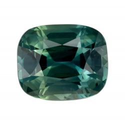 Sapphire Cushion 1.16 carat Blue Green Photo