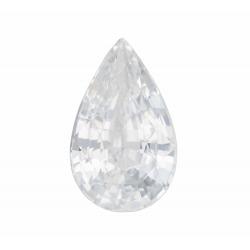 Sapphire Pear 2.11 carat White Photo