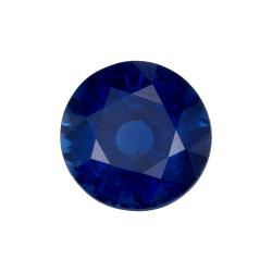 Sapphire Round 0.65 carat Blue Photo
