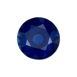 Sapphire Round 0.65 carat Blue Photo
