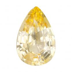 Sapphire Pear 2.33 carat Yellow Photo