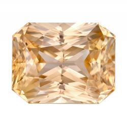 Sapphire Radiant 5.37 carat Pink Orange Photo