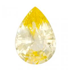 Sapphire Pear 1.28 carat Yellow Photo