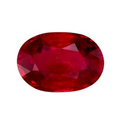 Ruby Oval 0.63 carat Red Photo