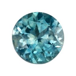 Sapphire Round 0.84 carat Blue Green Photo