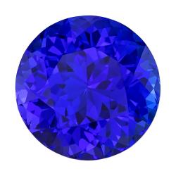 Tanzanite Round 6.18 carat Blue Purple Photo