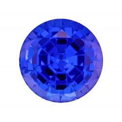 Tanzanite Round 3.27 carat Blue Purple Photo