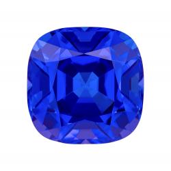 Tanzanite Cushion 4.33 carat Blue Purple Photo