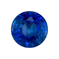 Sapphire Round 0.63 carat Blue Photo
