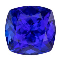 Tanzanite Cushion 7.43 carat Blue Purple Photo