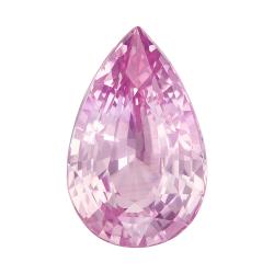 Sapphire Pear 4.05 carat Pink Photo