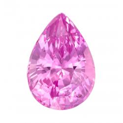 Sapphire Pear 3.08 carat Pink Photo