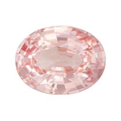 Sapphire Oval 1.22 carat Pink Orange Photo