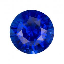 Sapphire Round 3.50 carat Blue Photo