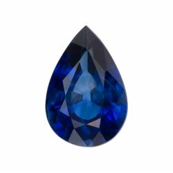 Sapphire Pear 0.51 carat Blue Photo