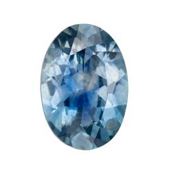 Sapphire Oval 0.56 carat Blue Green Photo