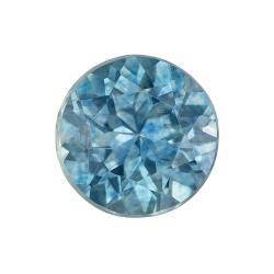 Sapphire Round 0.74 carat Blue Green Photo