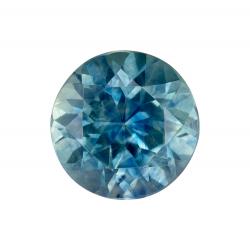 Sapphire Round 0.77 carat Blue Green Photo