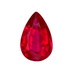 Ruby Pear 0.42 carat Red Photo