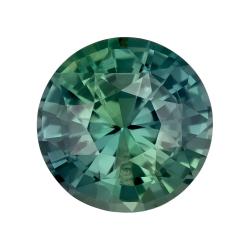 Sapphire Round 1.55 carat Blue Green Photo