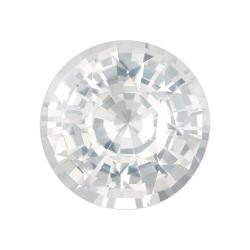Sapphire Round 2.04 carat White Photo