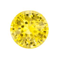 Sapphire Round 2.09 carat Yellow Photo