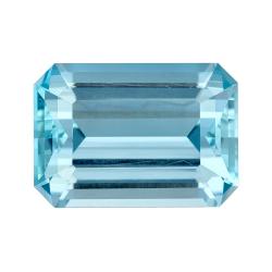 Aquamarine Emerald 7.49 carat Blue Photo