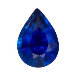 Sapphire Pear 0.76 carat Blue Photo