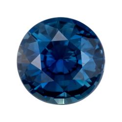 Sapphire Round 1.44 carat Blue Green Photo
