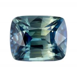 Sapphire Cushion 1.50 carat Blue Green Photo