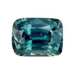 Sapphire Cushion 1.20 carat Blue Green Photo