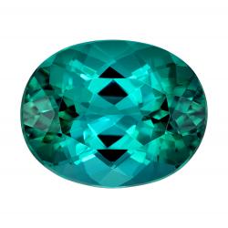 Tourmaline Oval 2.70 carat Blue Green Photo