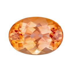 Topaz Oval 0.82 carat Pink Orange Photo