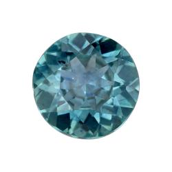 Sapphire Round 0.93 carat Blue Green Photo