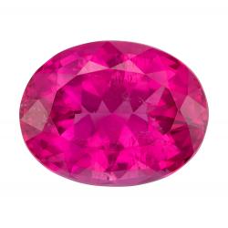 Tourmaline Oval 12.34 carat Red Purple Photo