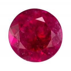 Tourmaline Round 6.68 carat Red Purple Photo