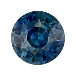 Sapphire Round 2.10 carat Blue Green Photo