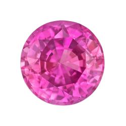 Sapphire Round 3.05 carat Pink Photo