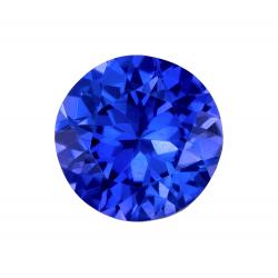 Tanzanite Round 0.85 carat Blue Purple Photo