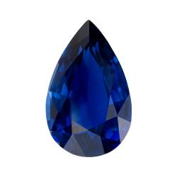 Sapphire Pear 1.39 carat Blue Photo
