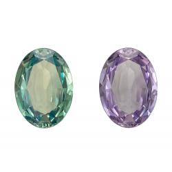 Alexandrite Oval 0.65 carat Purple/Green Photo